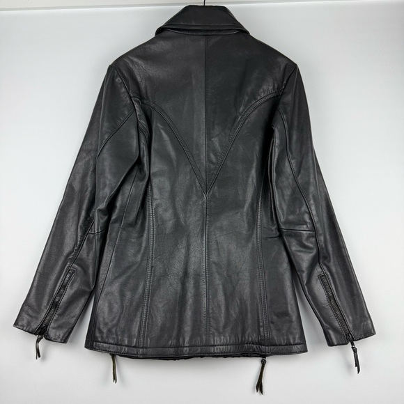 Drag Specialties Black Leather Jacket Men’s 40 - Vintage Made in Korea - Picture 2 of 11